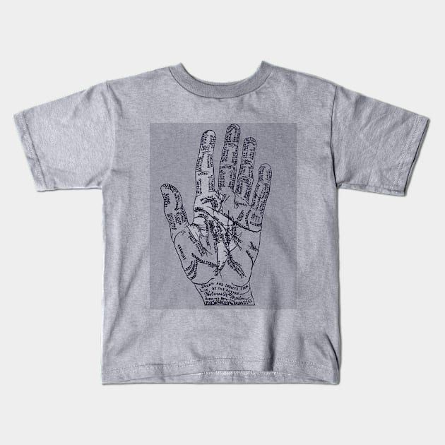 Hand & The Sign's Kids T-Shirt by UrbanBlazeStudio